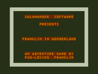 Franklin in Wonderland abandonware