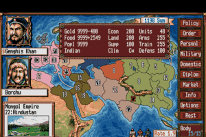 Genghis Khan II: Clan of the Gray Wolf abandonware