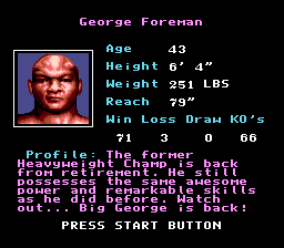 George Foreman's KO Boxing 1
