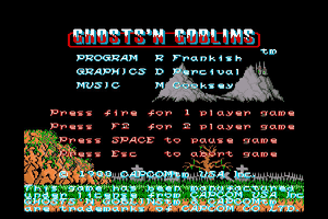 Ghosts 'n Goblins 1