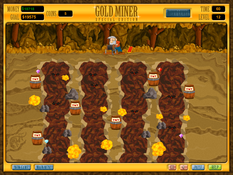 GOLD MINER HD online game