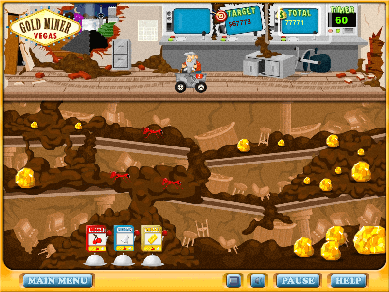 Gold Miner Vegas > iPad, iPhone, Android, Mac & PC Game