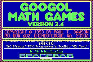 Googol Math Games abandonware