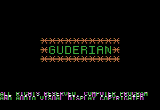 Guderian abandonware