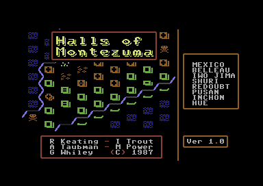 Halls of Montezuma: A Battle History of the United States Marine Corps abandonware