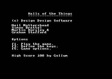Halls of the Things 0