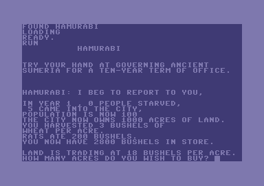 Hamurabi abandonware