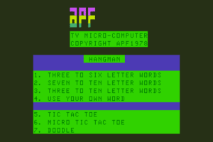 Hangman/Tic Tac Toe/Doodle abandonware