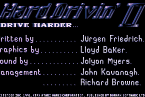 Hard Drivin' II 0