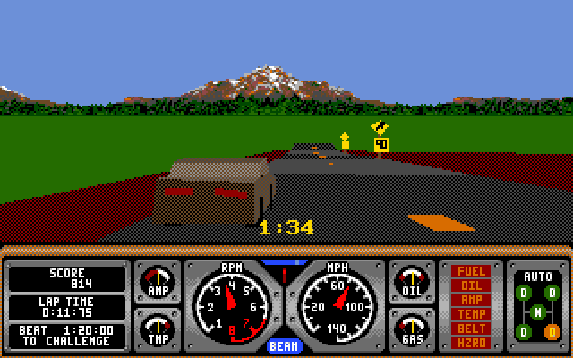 Remembering classic games: Hard Drivin' (1989)