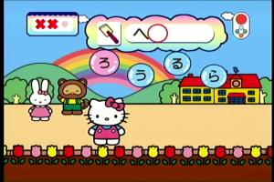 Hello Kitty no Hiragana Katakana o-Namae Kaitemiyou! 4