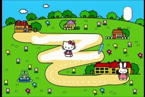 Hello Kitty no Hiragana Katakana o-Namae Kaitemiyou! 7