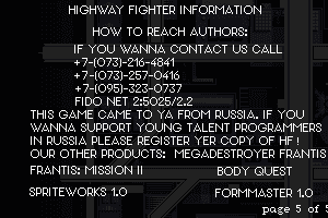 Highway Fighter abandonware