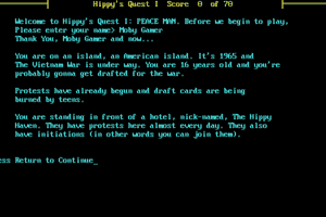 Hippy's Quest I: PEACE MAN 1
