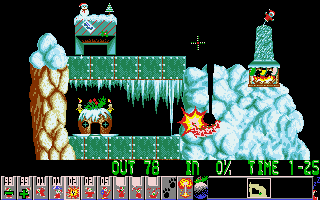 Play Holiday Lemmings Online - My Abandonware