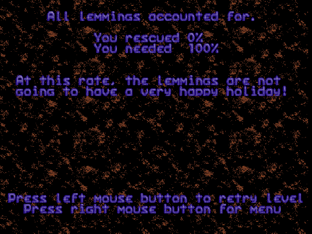 Play Holiday Lemmings Online - My Abandonware