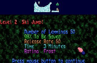 Holiday Lemmings abandonware