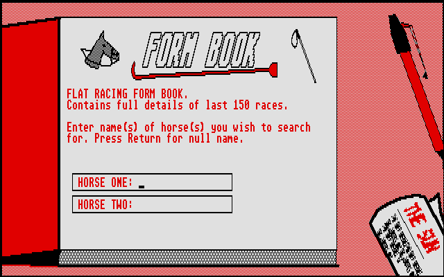 Horse Racing Simulator abandonware