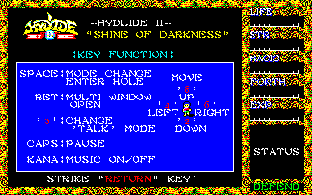 Hydlide II: Shine of Darkness 1