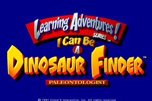 I Can Be a Dinosaur Finder 0