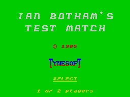 Ian Botham's Test Match 0