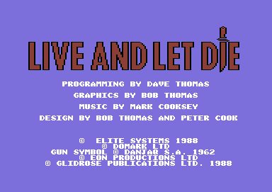 Ian Fleming's James Bond 007 in Live and Let Die: The Computer Game 0