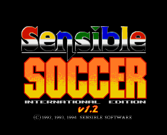 Sensible Soccer - International Edition ROM - Sega Download