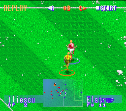 Screenshot of International Superstar Soccer Deluxe (PlayStation, 1995) -  MobyGames