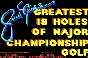 Jack Nicklaus' Greatest 18 Holes of Major Championship Golf 0