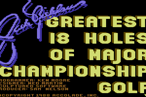 Jack Nicklaus' Greatest 18 Holes of Major Championship Golf 1