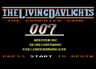 James Bond 007 in The Living Daylights: The Computer Game 0