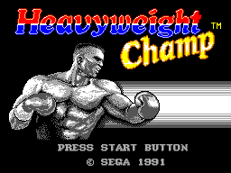 James Buster Douglas Knockout Boxing (GEN, 1990) - Sega Does