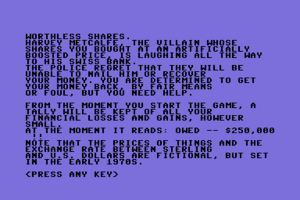 Jeffrey Archer: Not a Penny More, Not a Penny Less - The Computer Game abandonware