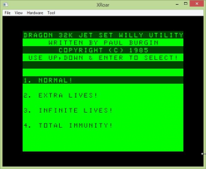 Jet Set Willy Screen Designer abandonware