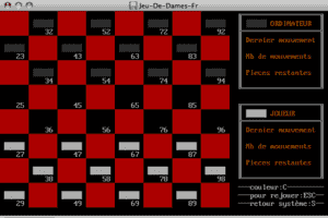 Jeu de dames 0