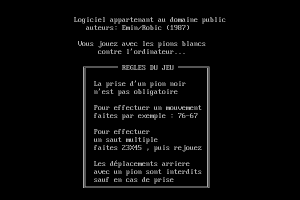 Jeu De Dames 0