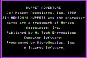 Jim Henson's Muppet Adventure No. 1: "Chaos at the Carnival" 1
