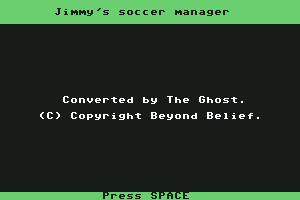 Jimmy's Soccer Manager 0
