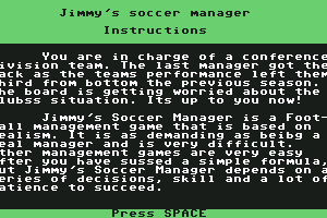 Jimmy's Soccer Manager 2