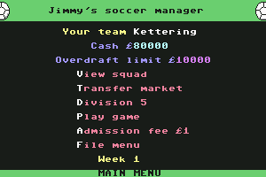 Jimmy's Soccer Manager 3
