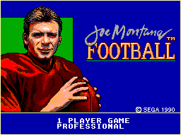 Joe Montana Football 1