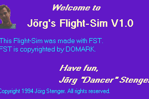 Jörg's Flight-Sim 0
