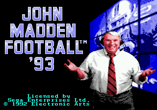 John Madden Football '93 0