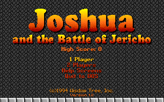 Joshua & the Battle of Jericho   My Abandonware