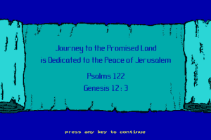 Journey to the Promised Land 1