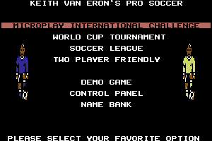 Keith Van Eron's Pro Soccer 9
