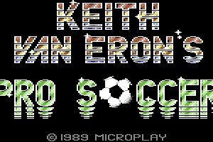 Keith Van Eron's Pro Soccer 1