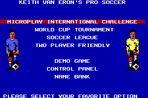 Keith Van Eron's Pro Soccer 16