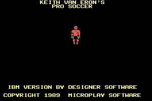 Keith Van Eron's Pro Soccer 20