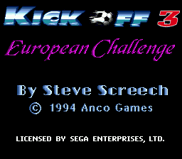 Kick Off 3: European Challenge 0